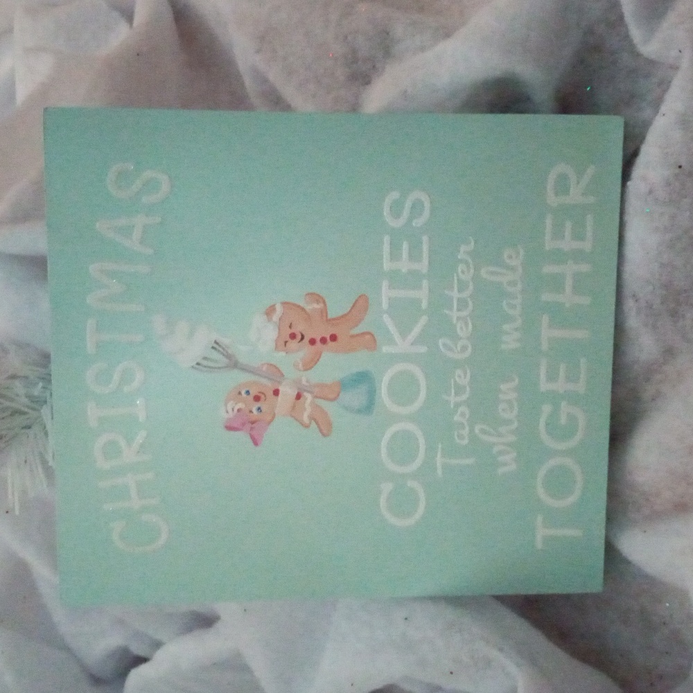 Pastel Christmas Gingerbread Decor